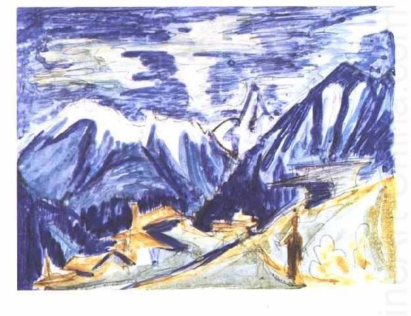 Staffelalp in the autumn, Ernst Ludwig Kirchner